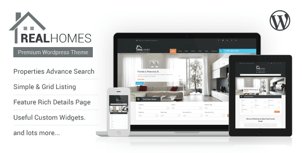 Real Homes 3.3.0 — русский WordPress Real Estate шаблон