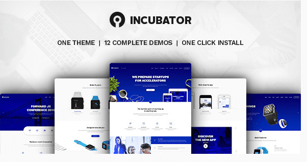 Incubator – WordPress Startup Business Theme