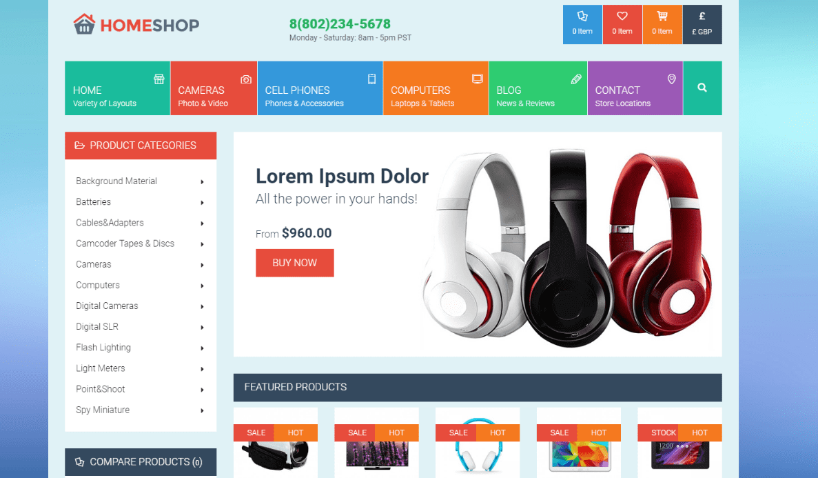 [Themeforest] Home Shop v1.4.9 — премиум WooCommerce WordPress шаблон