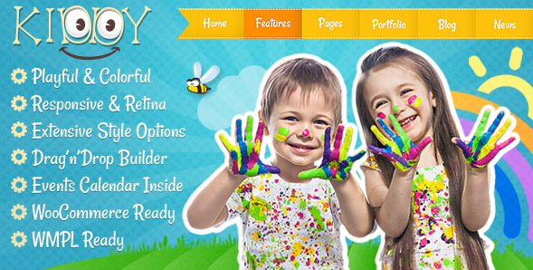 Kiddy v1.2.0 - детский шаблон для Wordpress