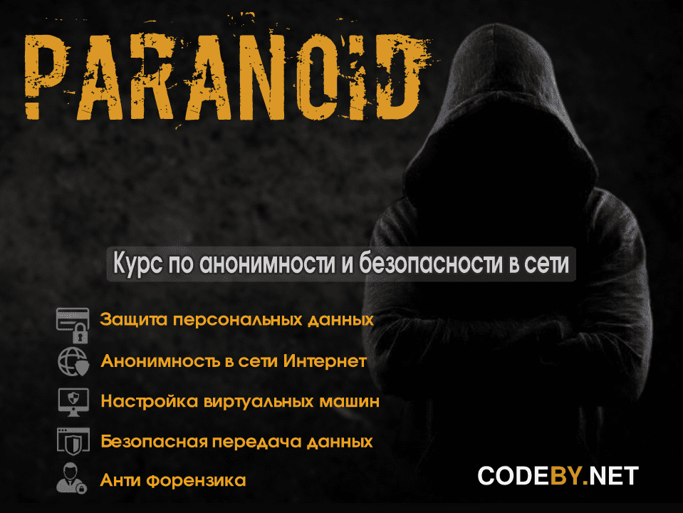 Paranoid. Курс по анонимности и безопасности в сети интернет (ghost и Злой Дядька)(2018)