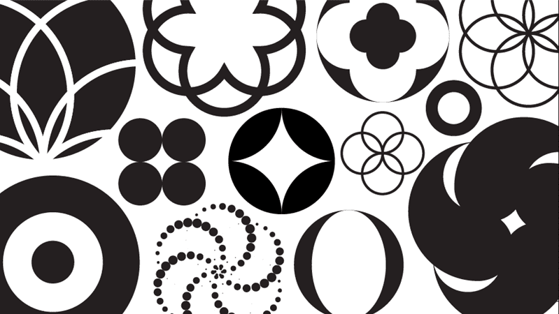 Creative Logo Making: Design with Circles (skillshare#5)
