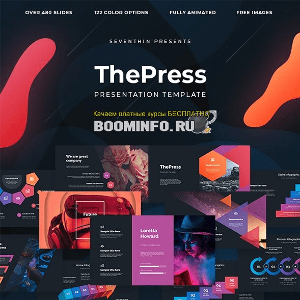 [Envatomarket] ThePress - Animated Powerpoint Template (2019)