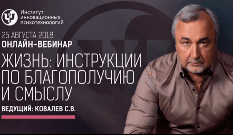 Жизнь. Инструкции по благополучию и смыслу - Ковалев (2018)
